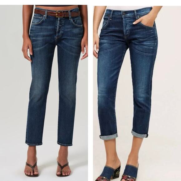 C of H Womens Jeans Emerson Mid Rise Slim Boyfriend Medium Wash Size 25 - Picture 1 of 14